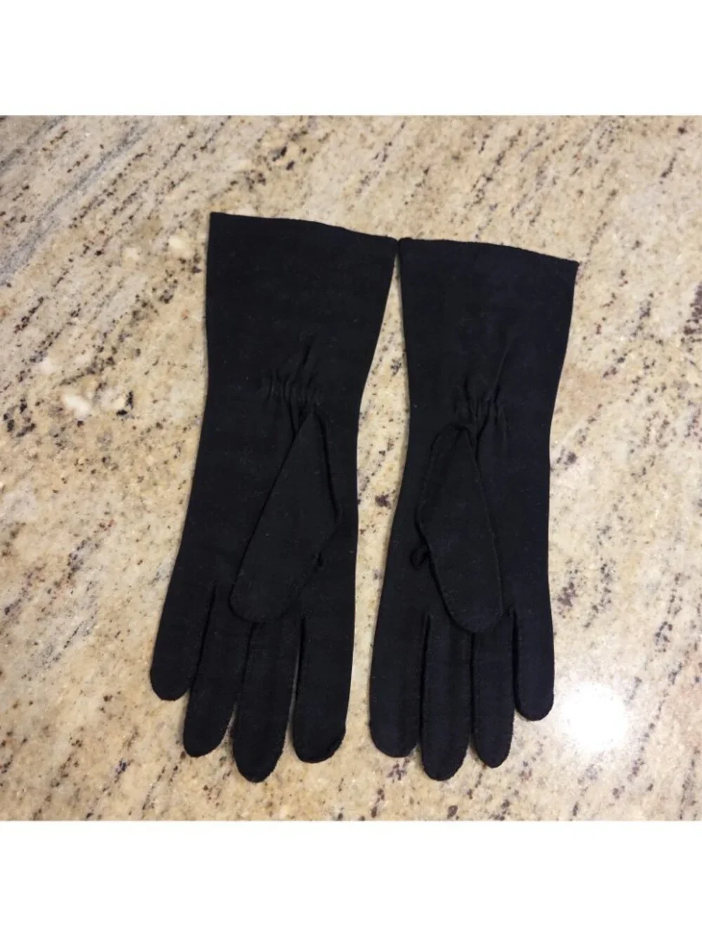 Vintage Womens Size 6.5 Stretch Black Cotton Formal 11